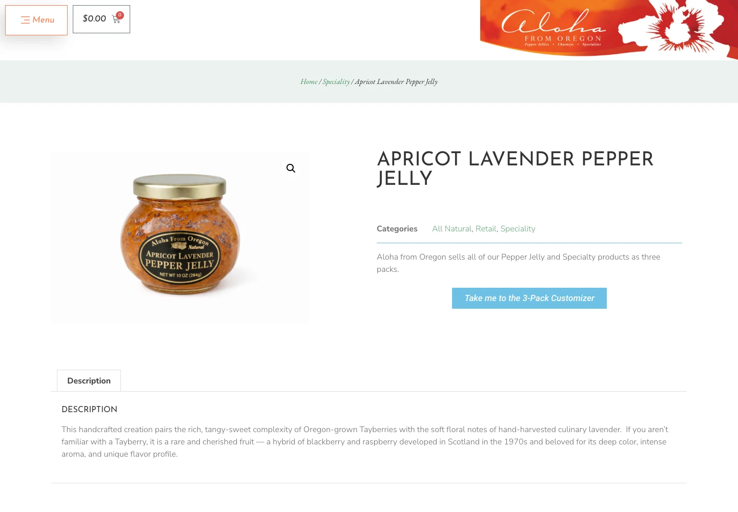 Previous Apricot Lavender product page